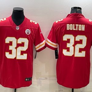 Kansas City Chiefs #32 Nick Bolton Red Vapor Untouchable Limited Stitched Football Jersey