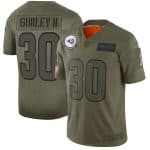 Los Angeles Rams #30 Todd Gurley II 2019 Camo Salute To Service Limited Stitched Jersey