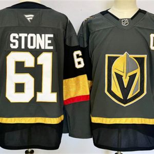 Vegas Golden Knights #61 Mark Stone Grey 2024-25 Alternate With C Patch Stitched Jersey