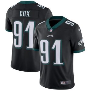 Philadelphia Eagles #91 Fletcher Cox Nike Black Vapor Untouchable Limited Stitched Jersey