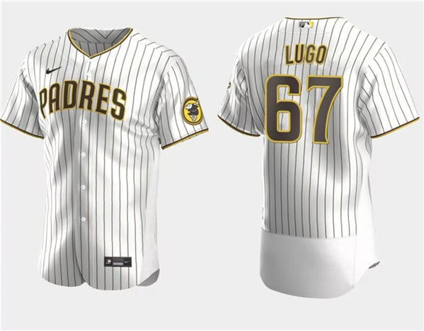 San Diego Padres #67 Seth Lugo White Flex Base Stitched Jersey