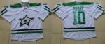 Stars #10 Patrick Sharp White Stitched Jersey