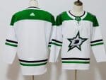 Dallas Stars White Stitched Adidas Jersey