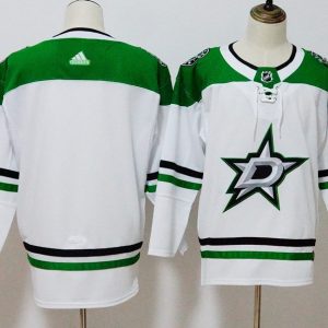 Dallas Stars White Stitched Adidas Jersey