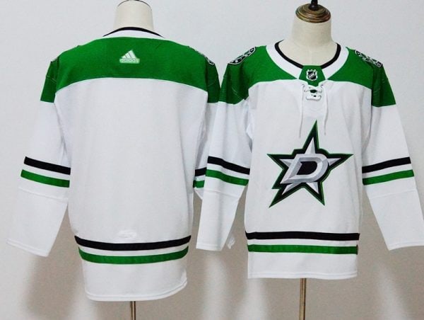 Dallas Stars White Stitched Adidas Jersey
