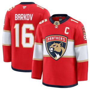 Florida Panthers #16 Aleksander Barkov Red 2024-25 Home Stitched Jersey