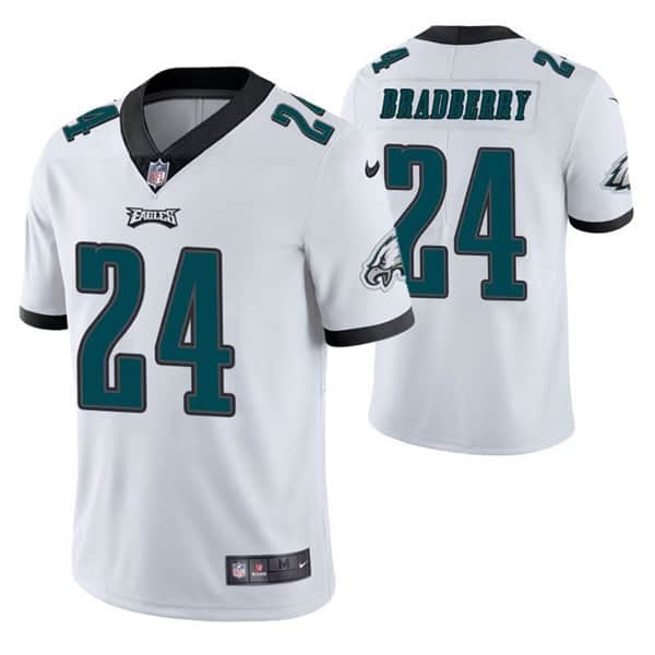 Philadelphia Eagles #24 James Bradberry White Vapor Untouchable Limited Stitched Jersey