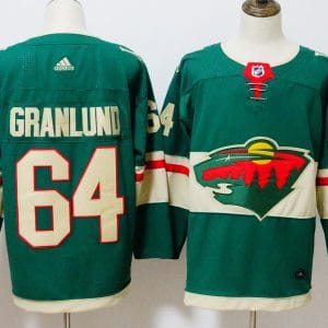 Minnesota Wild #64 Mikael Granlund Green Stitched Adidas Jersey