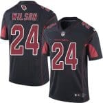 Cardinals #24 Adrian Wilson Black Stitched Limited Rush Nike Jersey