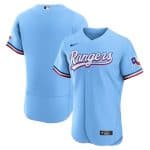 Texas Rangers Blank Light Blue Flex Base Stittched Jersey