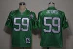 Mitchell And Ness Eagles #59 Seth Joyner Green Stitched Throwback Jersey