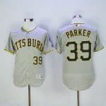 Pirates #39 Dave Parker Grey Flexbase Authentic Collection Stitched Jersey