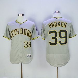 Pirates #39 Dave Parker Grey Flexbase Authentic Collection Stitched Jersey
