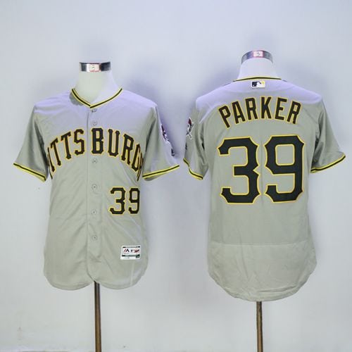 Pirates #39 Dave Parker Grey Flexbase Authentic Collection Stitched Jersey