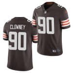 Cleveland Browns #90 Jadeveon Clowney Brown Vapor Untouchable Limited Stitched Jersey
