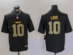 Green Bay Packers #10 Jordan Love Black Fashion Vapor Limited Stitched Jersey