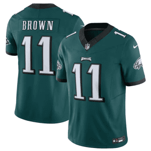Philadelphia Eagles #11 A.J. Brown Green 2023 F.U.S.E. Vapor Untouchable Limited Stitched Jersey