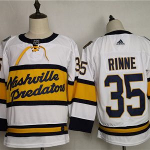 Nashville Predators #35 Pekka Rinne White Stitched Jersey