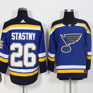 Adidas St. Louis Blues #26 Paul Stastny Blue Stitched Jersey