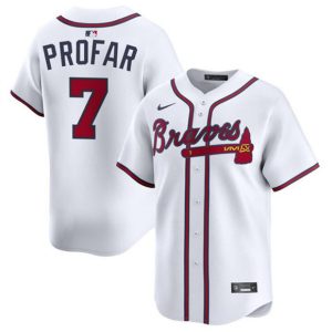 Atlanta Braves #7 Jurickson Profar White 2025 Home Limited Stitched Jersey
