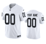 Las Vegas Raiders Custom White 2023 F.U.S.E Vapor Untouchable Stitched Jersey