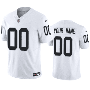 Las Vegas Raiders Custom White 2023 F.U.S.E Vapor Untouchable Stitched Jersey