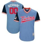 Minnesota Twins Majestic Light Blue Navy 2018 Players' Weekend Flex Base Pick-A-Player Roster Jersey