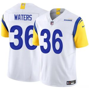 Los Angeles Rams #36 Jordan Waters White 2024 F.U.S.E. Vapor Untouchable Football Stitched Jersey