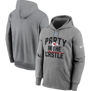 Kansas City Chiefs Gray Super Bowl LVII Champions Celebration Parade Pullover Hoodie