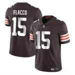 Cleveland Browns #15 Joe Flacco Brown Vapor Untouchable Limited Stitched Jersey
