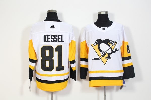 Pittsburgh Penguins #81 Phil Kessel White Stitched Adidas Jersey