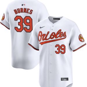 Baltimore Orioles #39 Corbin Burnes White 2024 Home Limited Cool Base Stitched Jersey