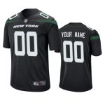 New York Jets Customized Custom Black Vapor Untouchable Limited Stitched Jersey