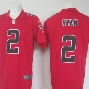 Atlanta Falcons #2 Matt Ryan Red Limited Rush Stitched Nike Jersey