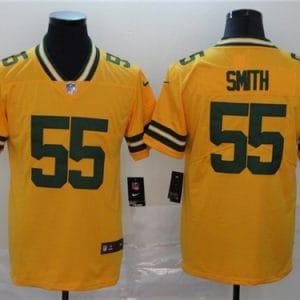 Green Bay Packers #55 Za'Darius Smith Gold Inverted Legend Stitched Limited Jersey