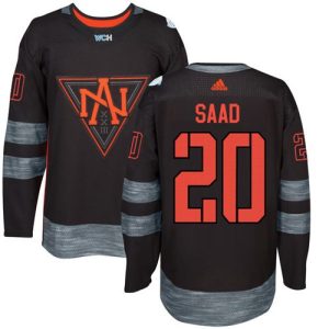 Team North America #20 Brandon Saad Black 2016 World Cup Stitched Jersey