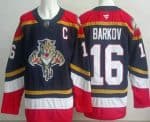 Florida Panthers #16 Aleksander Barkov Navy Authentic Jersey