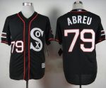White Sox #79 Jose Abreu Black New Cool Base Stitched Jersey