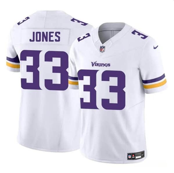 Minnesota Vikings #33 Aaron Jones White F.U.S.E. Vapor Untouchable Limited Stitched Jersey