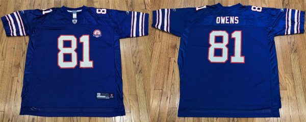 Buffalo Bills #81 Terrell Owens Blue Stitched Jersey