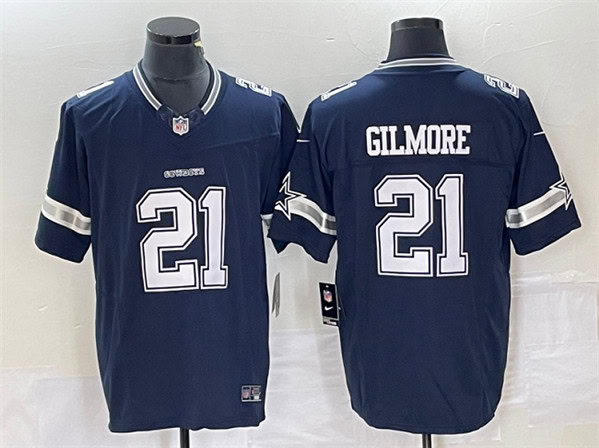 Dallas Cowboys #21 Stephon Gilmore Navy 2023 F.U.S.E. Limited Stitched Jersey