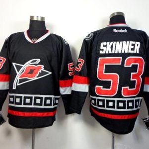 Hurricanes #53 Jeff Skinner Black Third Stitched Jersey