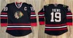Chicago Blackhawks #19 Jonathan Toews Black Stitched Jersey