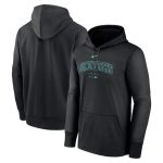 Arizona Diamondbacks Black Collection Practice Performance Pullover Hoodie