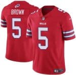 Buffalo Bills #5 Anthony Brown Red 2024 Vapor Untouchable Limited Stitched Jersey