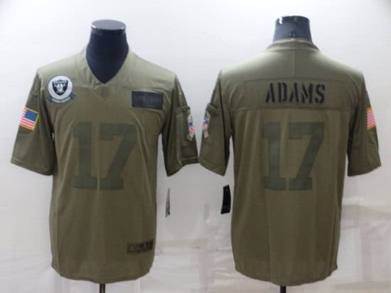 Las Vegas Raiders #17 Davante Adams Camo Salute To Service Limited Stitched Jersey
