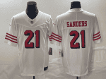 San Francisco 49ers #21 Deion Sanders White 2023 F.U.S.E. Vapor Untouchable Limited Stitched Jersey