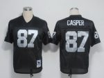 Raiders #87 Dave Casper Black Stitched Throwback Jersey