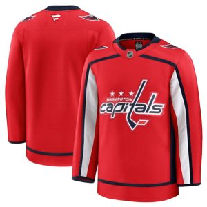 Washington Capitals Blank Red 2024-25 Home Stitched Jersey