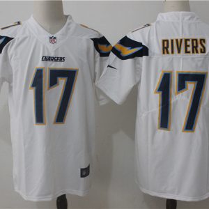 Los Angeles Chargers #17 Philip Rivers White Stitched Vapor Untouchable Limited Nike Jersey